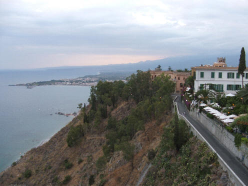 Taormina - Sicilia - Messina - Panorama visto dalla zona di collina