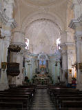 Interno della Chiesa dell'Immacolata a Favignana