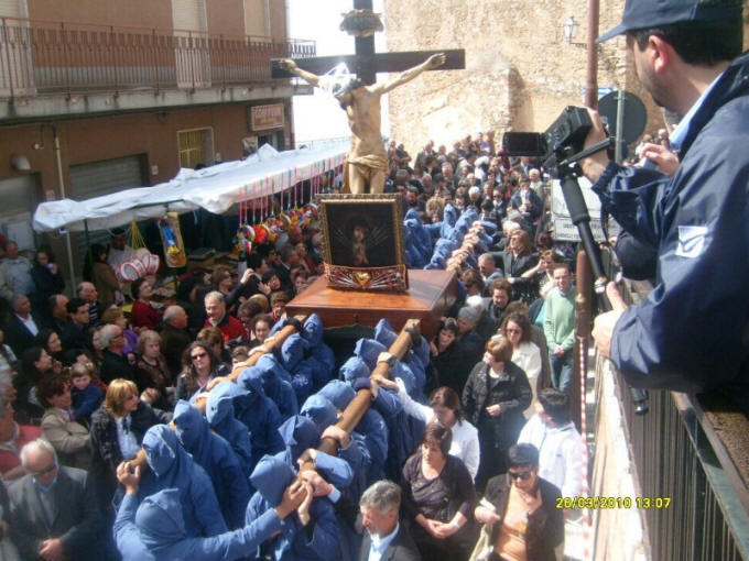 Festa di Gesu' Crocifisso evento annuale nella citt di San Marco d'Alunzio (Sicilia)
