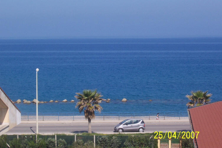 Vista mare della Casa Vacanza di Capo d'Orlando Sicilia CD29