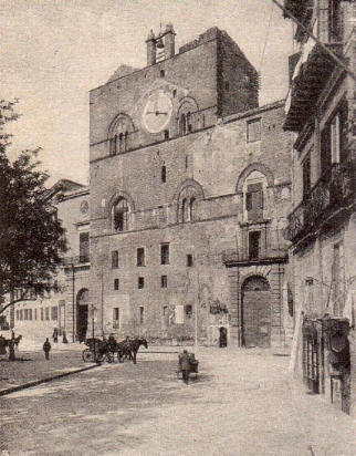 Storica ed antica foto d'epoca di palazzo Chiaromonte a Palermo - Sicilia