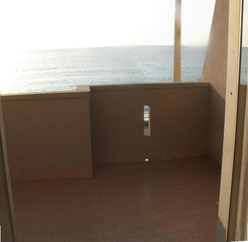 Terrazzo vista mare della casa vacanza in Sicilia a Capo d'Orlando CD04